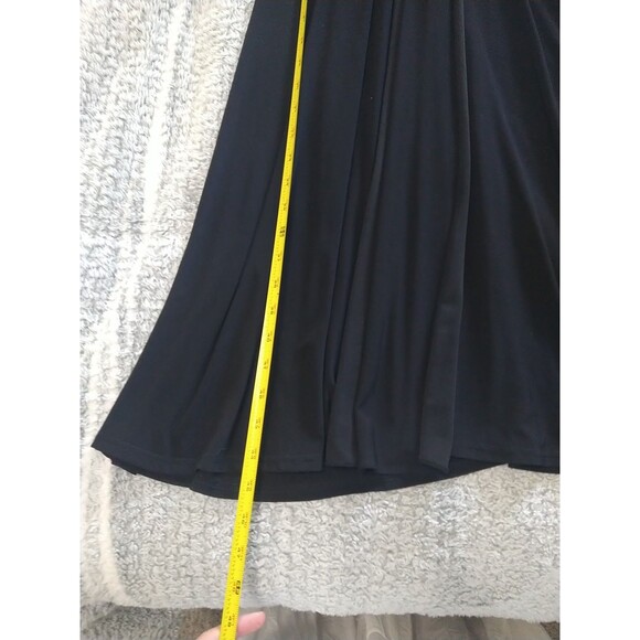 Jessica Howard Sleeveless V-neck Dress Black Size 6 Classic Vintage Y2K - Picture 9 of 11